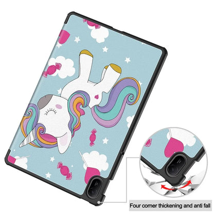 For Huawei MatePad SE 11 Stand Case Pattern Print Leather Tablet Cover