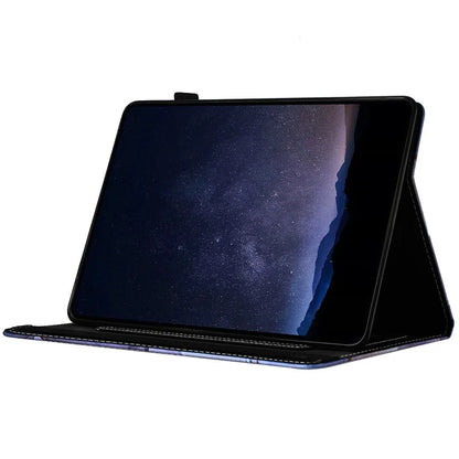 For iPad 10.9 (2022) Case Marble Pattern Leather Stand Cover with Auto Wake / Sleep