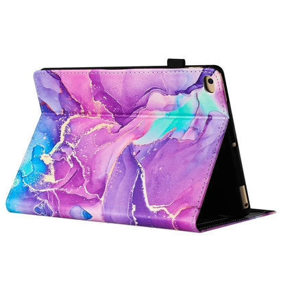 For iPad Mini / Mini 2 / mini 3 / mini 4 / mini (2019) 7.9 inch Case Marble Leather Cover with Pencil Holder, Auto Wake / Sleep