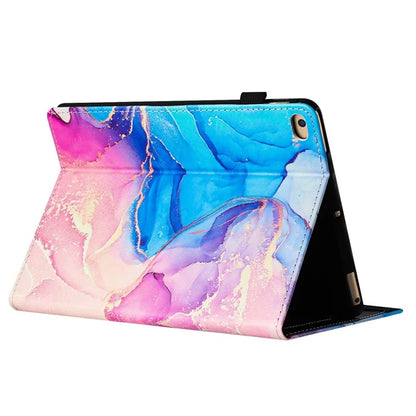 For iPad Mini / Mini 2 / mini 3 / mini 4 / mini (2019) 7.9 inch Case Marble Leather Cover with Pencil Holder, Auto Wake / Sleep