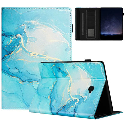 For Samsung Galaxy Tab A 10.1 (2016) T580 Case Business Folio Stand Marble Leather Tablet Cover