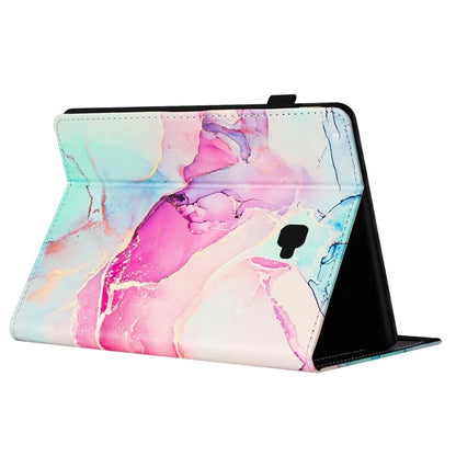 For Samsung Galaxy Tab A 10.1 (2016) T580 Case Business Folio Stand Marble Leather Tablet Cover
