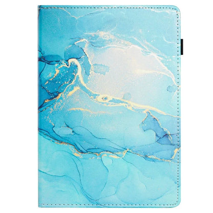 For Samsung Galaxy Tab A 10.1 (2019) T510 Leather Case Auto Sleep / Wake Marble Tablet Cover