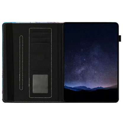 For Samsung Galaxy Tab A 10.5 (2018) T590 T595 Case Smart Leather Cover Multi-Angle Stand Marble Pattern