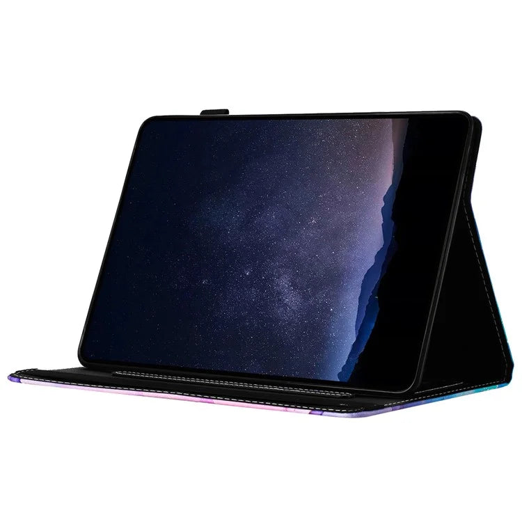 For Samsung Galaxy Tab A 10.5 (2018) T590 T595 Case Smart Leather Cover Multi-Angle Stand Marble Pattern