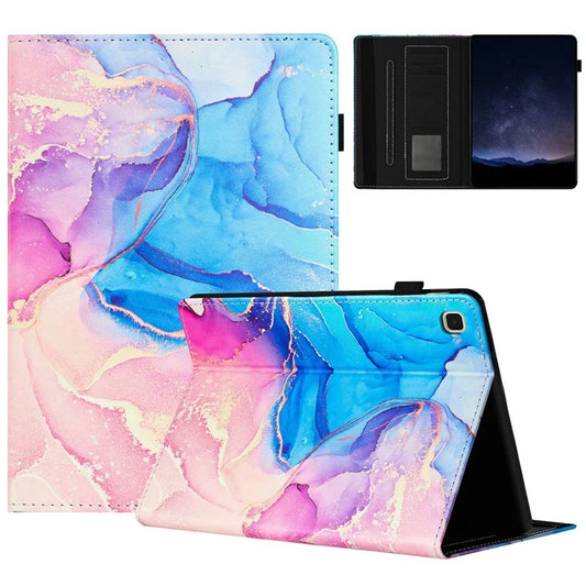 For Samsung Galaxy Tab A7 Lite 8.7-inch T220 Case PU Leather Marble Design Smart Cover