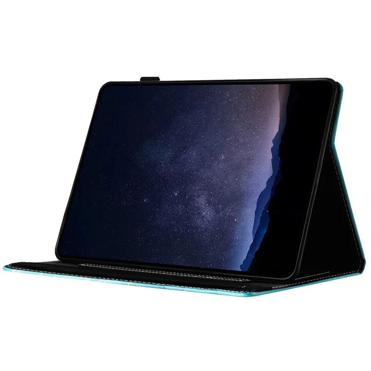 For Samsung Galaxy Tab S6 Lite (2024) / (2022) / (2020) P610 Case PU Leather Marble Cover with Auto Wake / Sleep