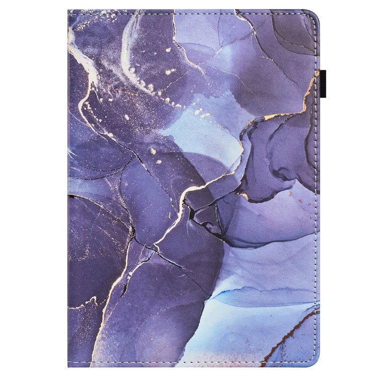 For Samsung Galaxy Tab A8 10.5 (2021) X200 X205 / (2022) Case Leather Business Folio Cover Marble Printing