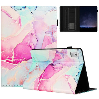 For Lenovo Tab M9 Case Leather Full Protection Stand Tablet Cover Marble Pattern
