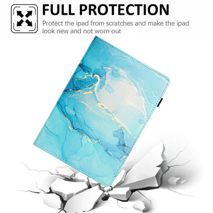 For Samsung Galaxy Tab A 8.0 SM-T350 (2015) Case Card Slots Smart Marble Leather Tablet Cover