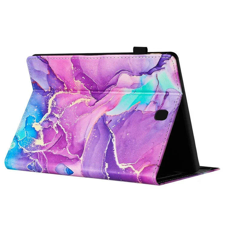 For Samsung Galaxy Tab A 8.0 SM-T350 (2015) Case Card Slots Smart Marble Leather Tablet Cover