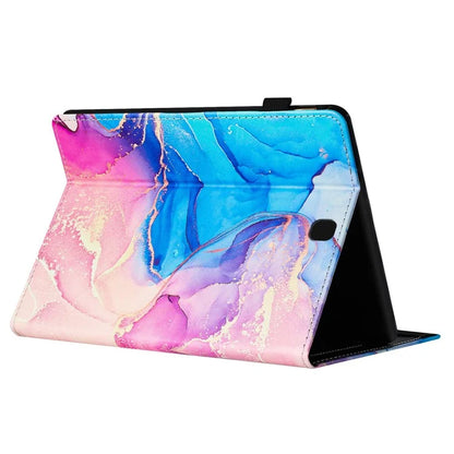 For Samsung Galaxy Tab A 8.0 SM-T350 (2015) Case Card Slots Smart Marble Leather Tablet Cover