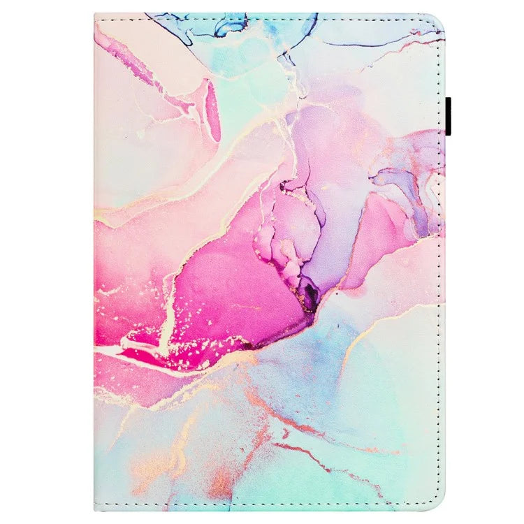 For Samsung Galaxy Tab A 8.0 SM-T350 (2015) Case Card Slots Smart Marble Leather Tablet Cover
