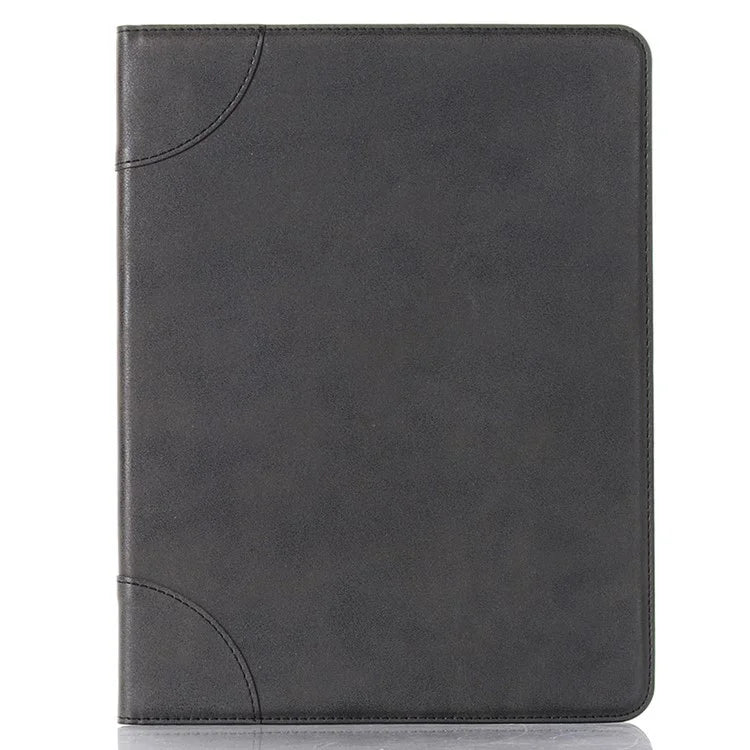 For iPad Pro 13 (2024) Case Auto Wake / Sleep Retro PU Leather Wallet Tablet Cover