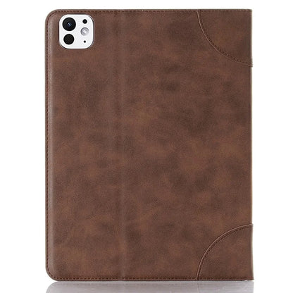 For iPad Pro 11 (2024) Case Wallet Stand Leather Tablet Cover with Auto Wake / Sleep
