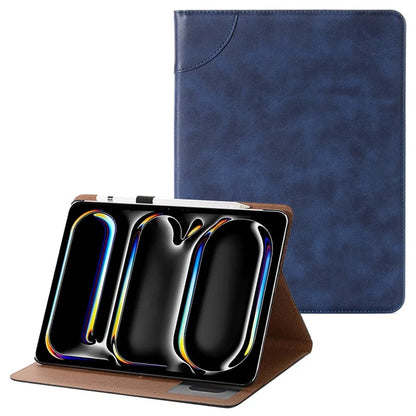 For iPad Pro 11 (2024) Case Wallet Stand Leather Tablet Cover with Auto Wake / Sleep