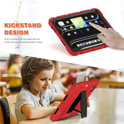 For iPad Pro 11 (2024) Case PC+Silicone Tablet Cover with Kickstand