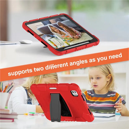 For iPad Pro 11 (2024) Case PC+Silicone Tablet Cover with Kickstand