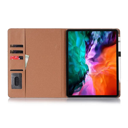 For iPad Pro 11 (2024) Case Leather Folio Book Stand Tablet Cover with Auto Sleep / Wake