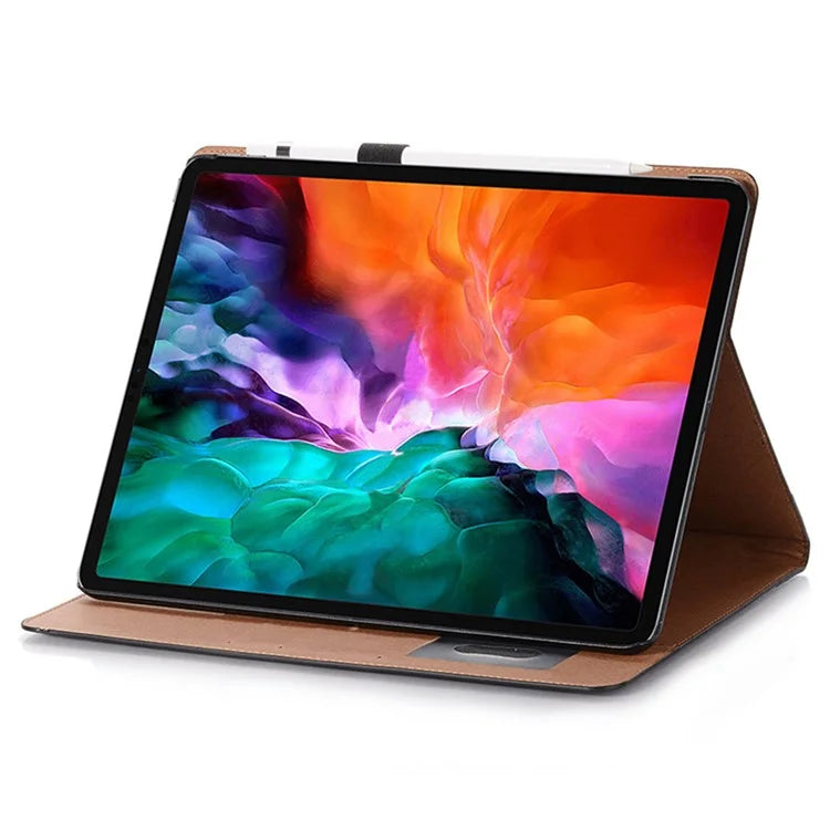 For iPad Pro 11 (2024) Case Leather Folio Book Stand Tablet Cover with Auto Sleep / Wake