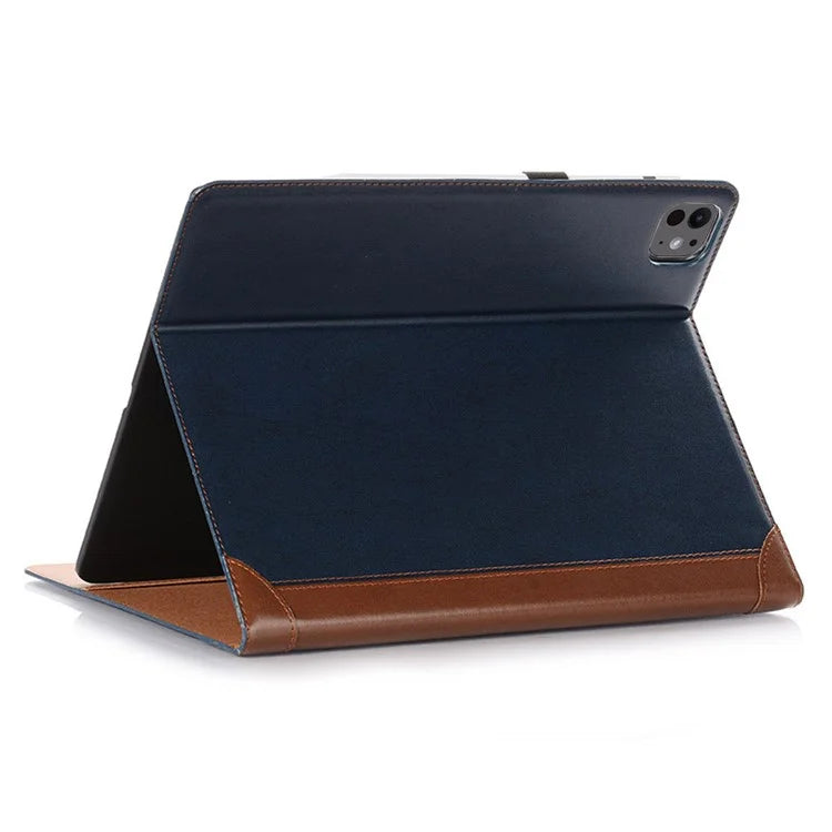 For iPad Pro 11 (2024) Case Leather Folio Book Stand Tablet Cover with Auto Sleep / Wake