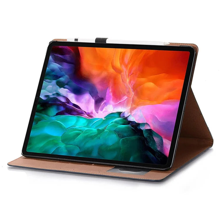 For iPad Pro 11 (2024) Case Leather Folio Book Stand Tablet Cover with Auto Sleep / Wake