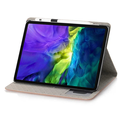 For iPad Pro 13 (2024) Case Wallet Map Pattern PU Leather Folio Tablet Cover Auto Wake / Sleep