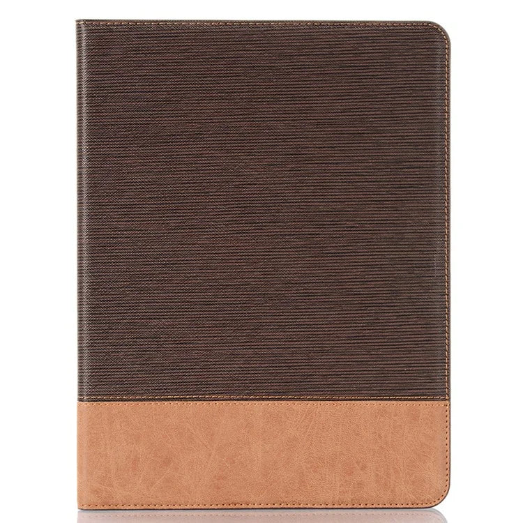 For iPad Pro 11 (2024) Case Auto Wake / Sleep PU Leather Tablet Cover Cross Texture Splicing