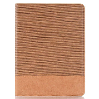 For iPad Pro 11 (2024) Case Auto Wake / Sleep PU Leather Tablet Cover Cross Texture Splicing