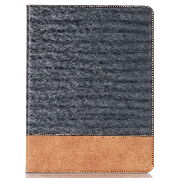 For iPad Pro 11 (2024) Case Auto Wake / Sleep PU Leather Tablet Cover Cross Texture Splicing
