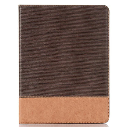 For iPad Pro 13 (2024) Case Cross Texture Splicing Leather Smart Tablet Cover Card Slots