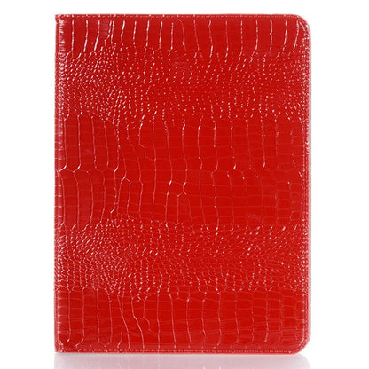 For iPad Pro 13 (2024) Case Smart PU Leather Tablet Cover Cash / Card Slots Crocodile Texture