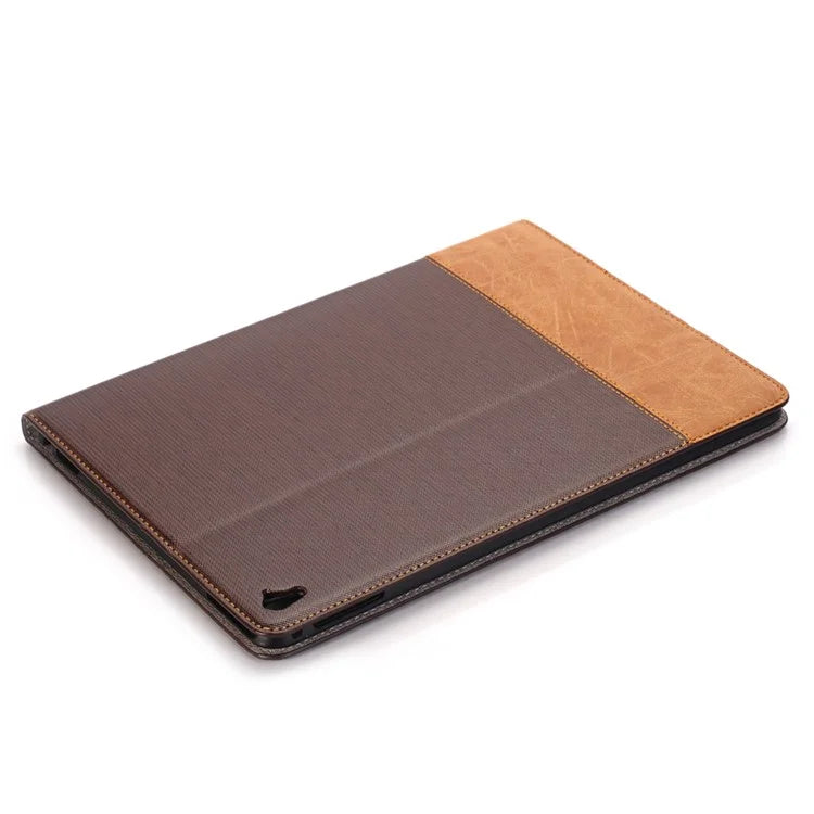 For iPad 9.7-inch (2018) / (2017) Case with Auto Wake / Sleep Leather Cross Texture Tablet Cover