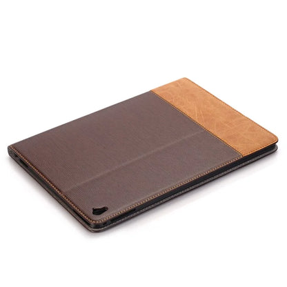 For iPad 9.7-inch (2018) / (2017) Case with Auto Wake / Sleep Leather Cross Texture Tablet Cover