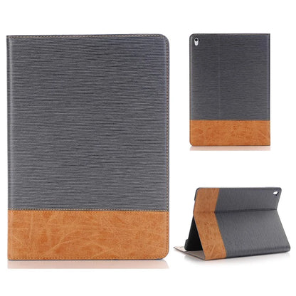 For iPad 9.7-inch (2018) / (2017) Case with Auto Wake / Sleep Leather Cross Texture Tablet Cover