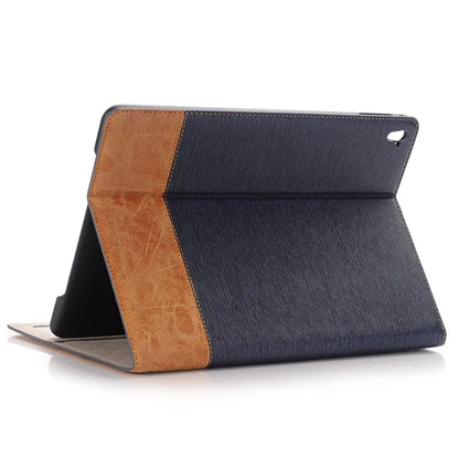 For iPad 9.7-inch (2018) / (2017) Case with Auto Wake / Sleep Leather Cross Texture Tablet Cover