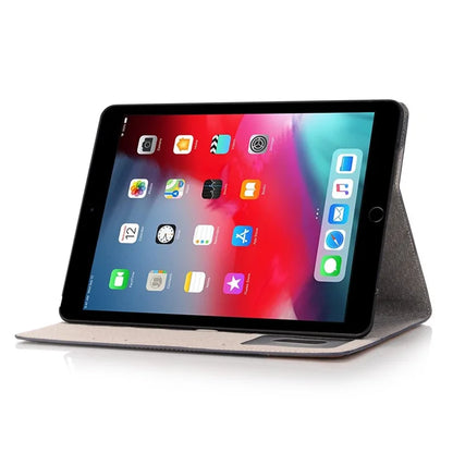 For iPad 9.7-inch (2018) / (2017) Case with Auto Wake / Sleep Leather Cross Texture Tablet Cover