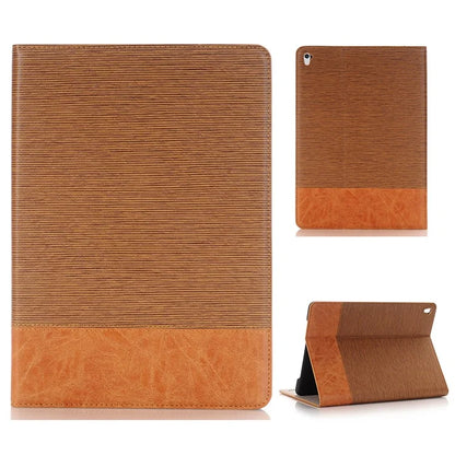 For iPad 9.7-inch (2018) / (2017) Case with Auto Wake / Sleep Leather Cross Texture Tablet Cover