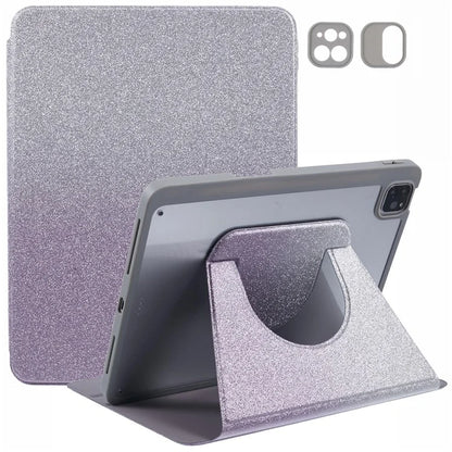 For iPad Pro 12.9 (2022) / (2021) / (2020) Case Detachable Glitter Leather Cover Smart Sleep / Wake