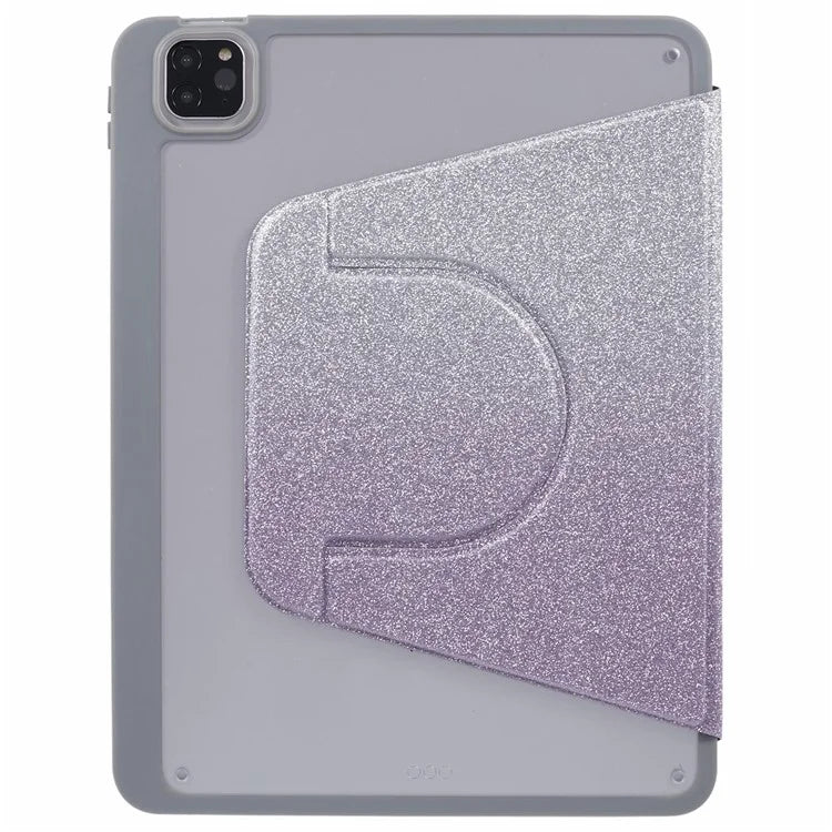 For iPad Pro 12.9 (2022) / (2021) / (2020) Case Detachable Glitter Leather Cover Smart Sleep / Wake