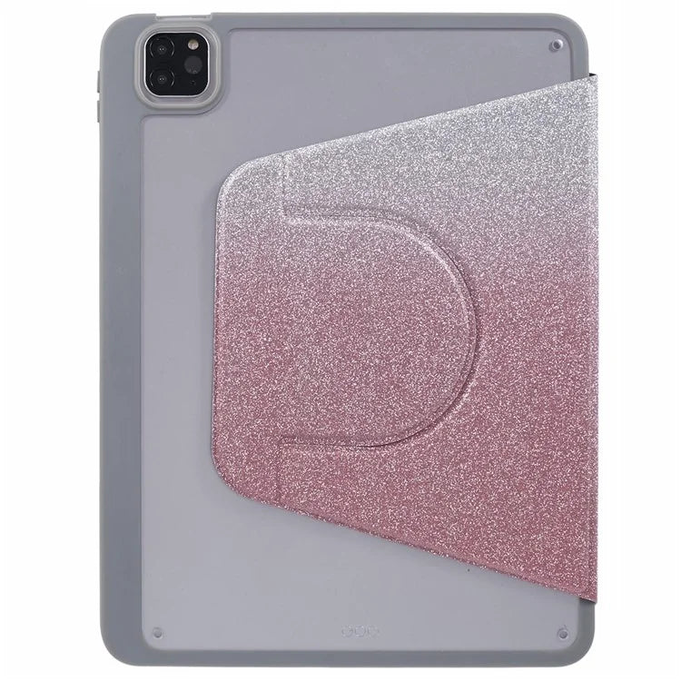 For iPad Air 11 (2024) / iPad Air (2022) / (2020) / iPad Pro 11 (2022) / (2021) / (2020) / (2018) Case Glitter Leather Cover Detachable