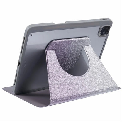For iPad Air 11 (2024) / iPad Air (2022) / (2020) / iPad Pro 11 (2022) / (2021) / (2020) / (2018) Case Glitter Leather Cover Detachable