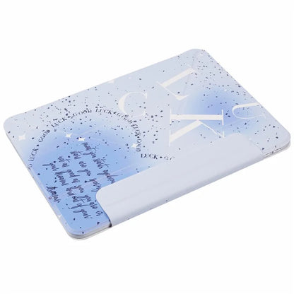 For iPad Pro 13 (2024) Case Origami Stand Pattern Print Magnetic Leather Tablet Cover