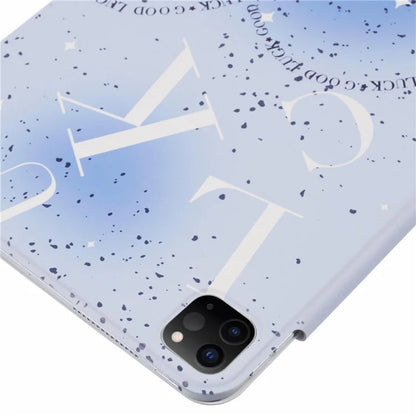 For iPad Pro 12.9 (2022) / (2021) / (2020) Case Pattern Print Stand Magnetic PU Leather Cover