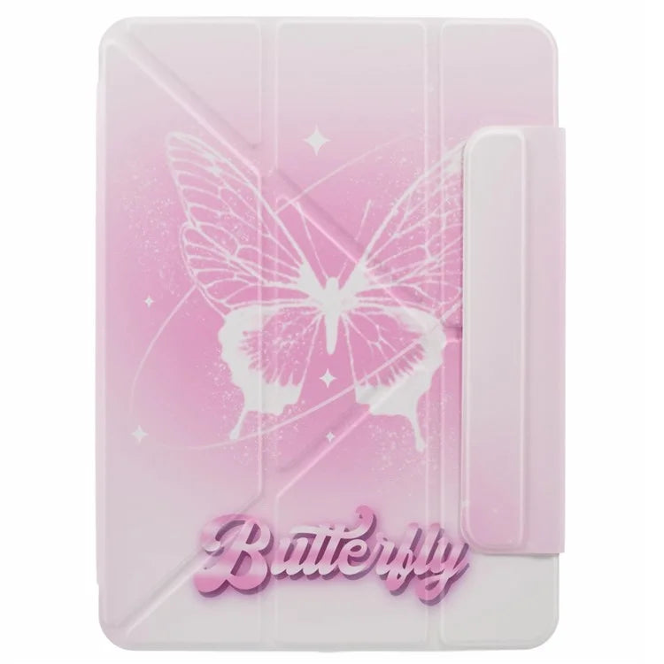 For iPad Pro 12.9 (2022) / (2021) / (2020) Case Pattern Print Stand Magnetic PU Leather Cover