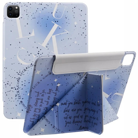 For iPad Pro 11 (2022) / (2021) / (2020) Case Pattern Print PU Leather Stand Magnetic Tablet Cover