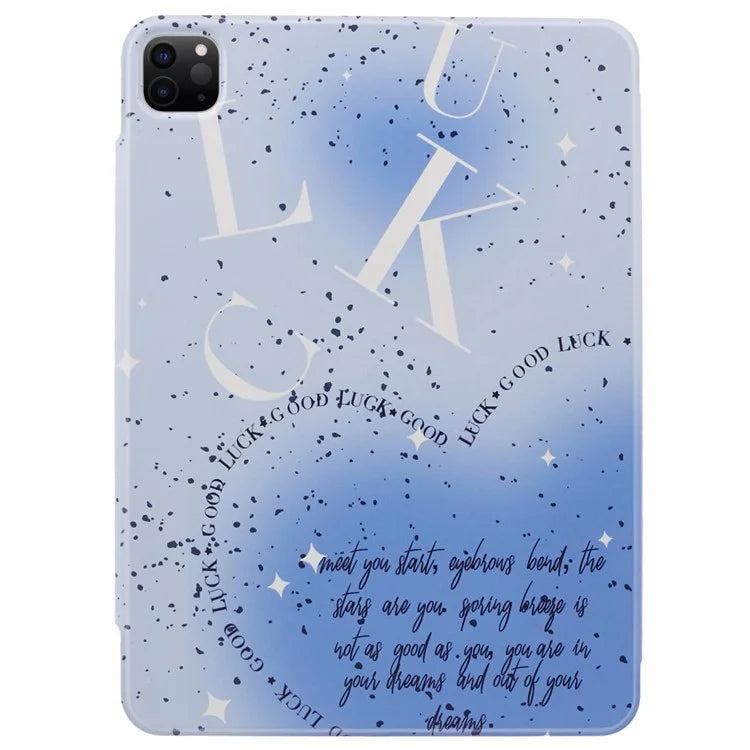 For iPad Pro 11 (2022) / (2021) / (2020) Case Pattern Print PU Leather Stand Magnetic Tablet Cover