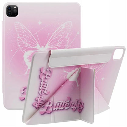 For iPad Pro 11 (2022) / (2021) / (2020) Case Pattern Print PU Leather Stand Magnetic Tablet Cover