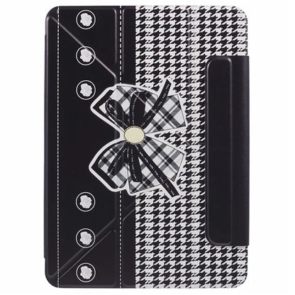 For iPad 10.9 (2022) Case Origami Stand PU Leather Magnetic Tablet Cover Pattern Print