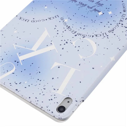 For iPad 10.9 (2022) Case Origami Stand PU Leather Magnetic Tablet Cover Pattern Print